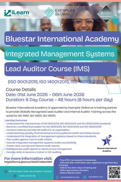Lead Auditor Course Templates